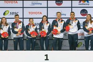 España suma medallas en natación paralímpica en el Mundial de Singapur