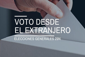 Cómo votar desde el extranjero en las elecciones generales del 29 de noviembre