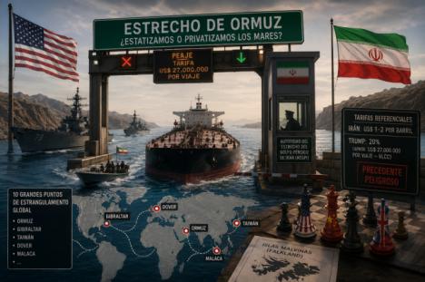 Empezando con Ormuz, ¿estatizamos o privatizamos los mares?