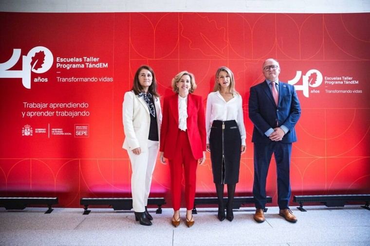 Yolanda Díaz resalta el impacto positivo del Programa TándEM en la formación y empleo